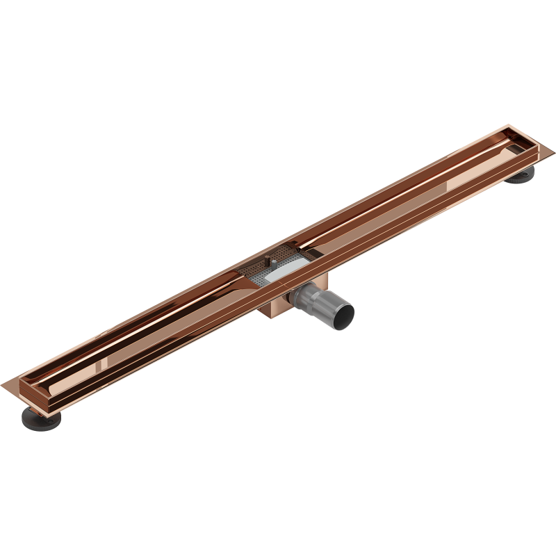 Mexen Flat Korpus für Linienentwässerung 90 cm, Roségold - 1615090