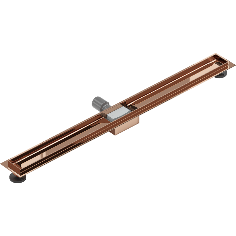 Mexen Flat Korpus für Linienentwässerung 90 cm, Roségold - 1615090