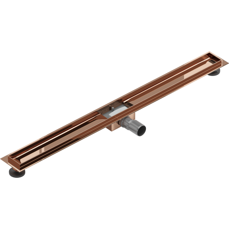 Mexen Flat Korpus für Linienablauf 100 cm, Roségold - 1615100