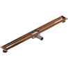 Mexen Flat Korpus für Linienablauf 100 cm, Roségold - 1615100