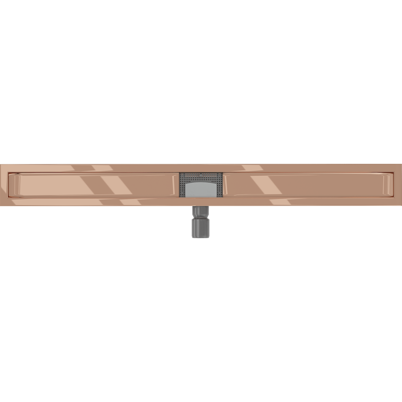 Mexen Flat Korpus für Linienablauf 100 cm, Roségold - 1615100