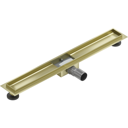 Mexen Flat Korpus für linearen Ablauf 70 cm, gebürstetes Gold - 1A15070