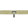 Mexen Flat Korpus für Linienablauf 80 cm, gebürstetes Gold - 1A15080