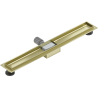 Mexen Flat Korpus für Linienablauf 80 cm, gebürstetes Gold - 1A15080
