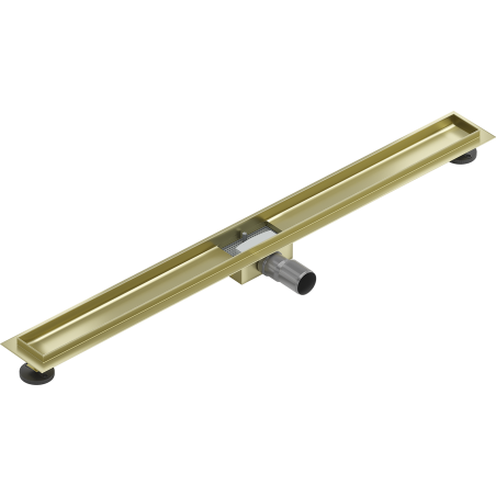 Mexen Flat Korpus für Linienentwässerung 90 cm, gebürstetes Gold - 1A15090