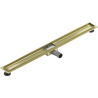 Mexen Flat Korpus für Linienentwässerung 90 cm, gebürstetes Gold - 1A15090