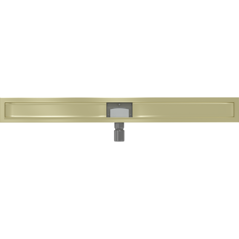 Mexen Flat Korpus für Linienentwässerung 90 cm, gebürstetes Gold - 1A15090