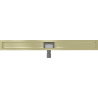 Mexen Flat Korpus für Linienentwässerung 90 cm, gebürstetes Gold - 1A15090