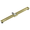 Mexen Flat Korpus für Linienentwässerung 90 cm, gebürstetes Gold - 1A15090