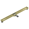 Mexen Flat Korpus für Linienentwässerung 100 cm, gebürstetes Gold - 1A15100