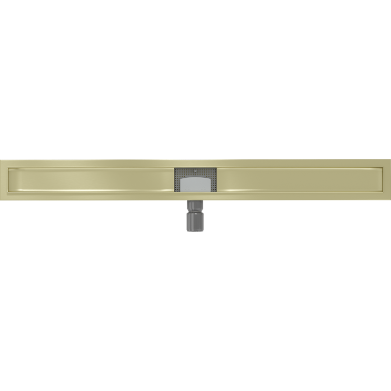 Mexen Flat Korpus für Linienentwässerung 100 cm, gebürstetes Gold - 1A15100