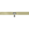 Mexen Flat Korpus für Linienentwässerung 100 cm, gebürstetes Gold - 1A15100
