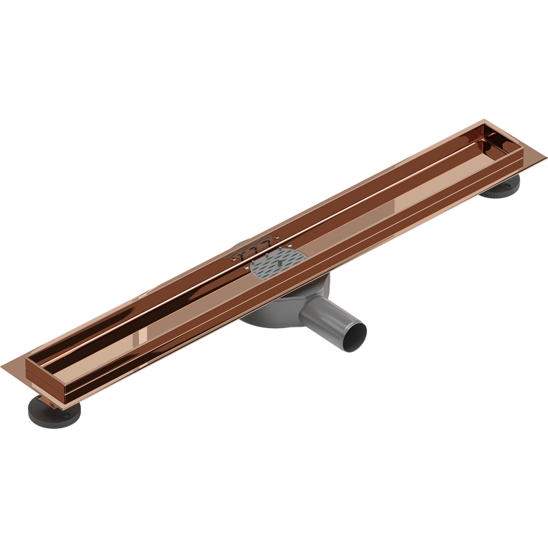 Mexen Flat 360° Gehäuse für drehbaren Linienabfluss 60 cm, Roségold - 1640060