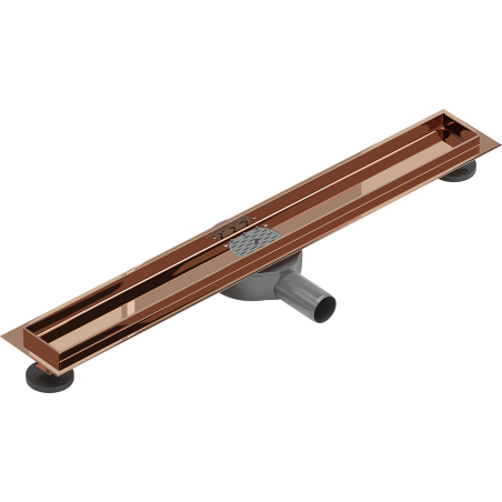 Mexen Flat 360° Gehäuse für drehbaren Linienabfluss 60 cm, Roségold - 1640060
