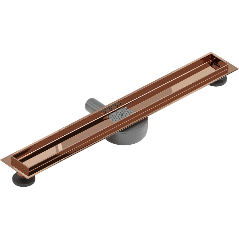 Mexen Flat 360° Gehäuse für drehbaren Linienabfluss 60 cm, Roségold - 1640060