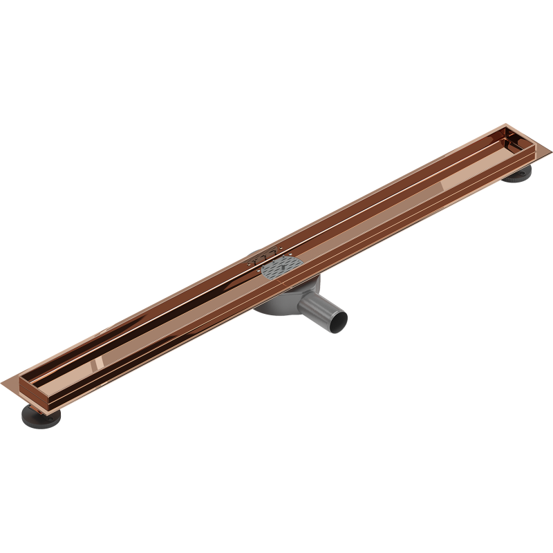 Mexen Flat 360° Korpus für drehbaren Linienablauf 80 cm, Roségold - 1640080