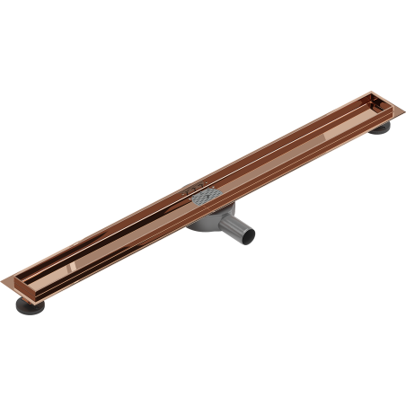Mexen Flat 360° Korpus für drehbaren Linienablauf 80 cm, Roségold - 1640080