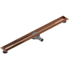 Mexen Flat 360° Korpus für drehbaren Linienablauf 80 cm, Roségold - 1640080