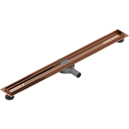 Mexen Flat 360° drehbarer Körper für Linienablauf 100 cm, Roségold - 1640100