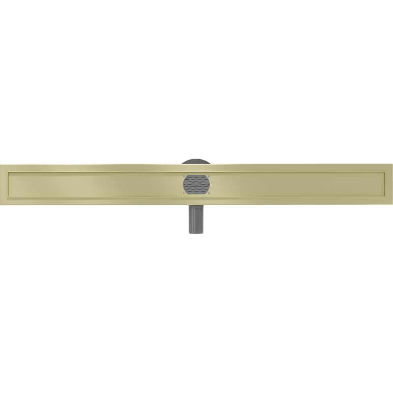 Mexen Flat 360° drehbarer Ablaufkörper 90 cm, gebürstetes Gold - 1A40090