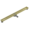 Mexen Flat 360° drehbarer Ablaufkörper 90 cm, gebürstetes Gold - 1A40090