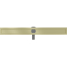 Mexen Flat 360° korpus für drehbaren Linienablauf 100 cm, gebürstet gold - 1A40100