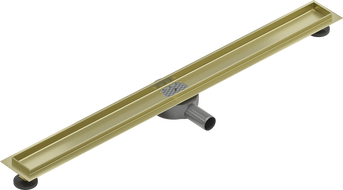 Mexen Flat 360° korpus für drehbaren Linienablauf 100 cm, gebürstet gold - 1A40100