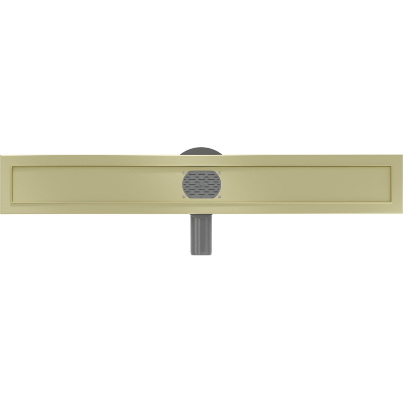 Mexen Flat 360° Drehbarer Ablaufkörper für Linienentwässerung 70 cm, gold gebürstet - 1A40070
