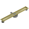 Mexen Flat 360° rotierender Gehäusekörper für Linienentwässerung 60 cm, gebürstetes Gold - 1A40060