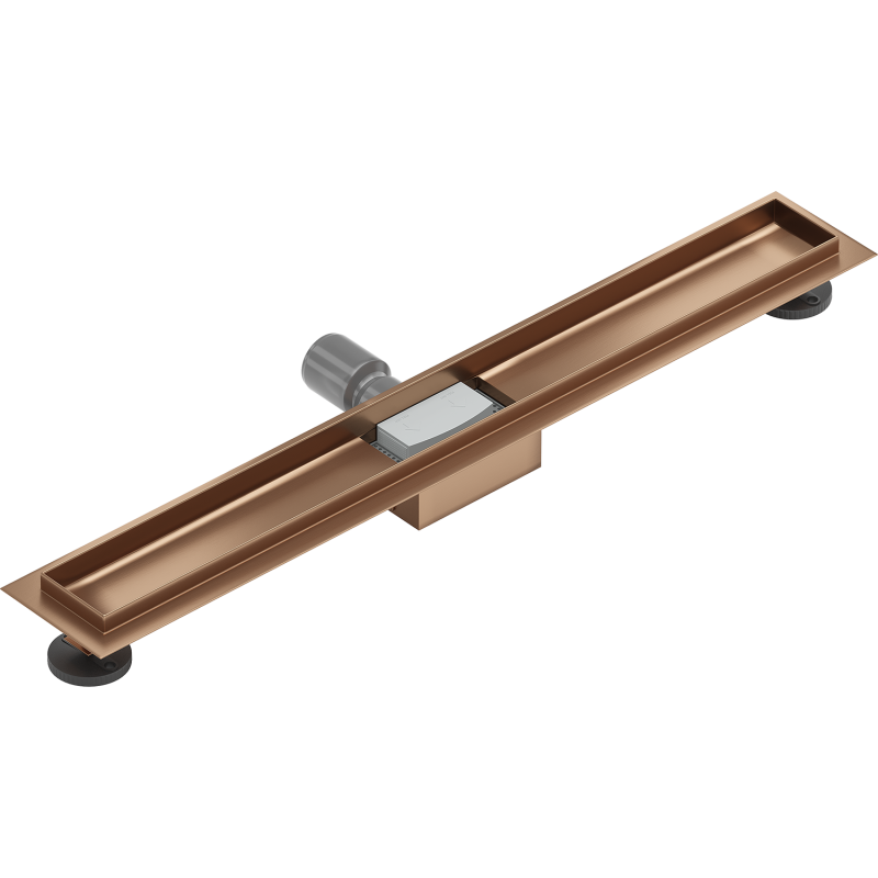Mexen Flat Korpus für Linienentwässerung 70 cm, gebürstetes Kupfer - 1C15070
