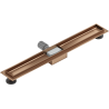 Mexen Flat Korpus für Linienentwässerung 70 cm, gebürstetes Kupfer - 1C15070