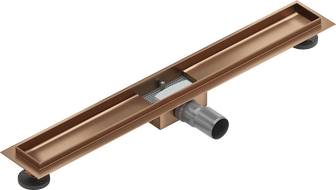 Mexen Flat Gehäuse für Linienablauf 80 cm, gebürstetes Kupfer - 1C15080