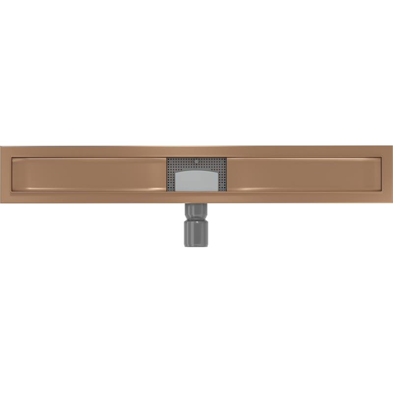 Mexen Flat Gehäuse für Linienablauf 80 cm, gebürstetes Kupfer - 1C15080