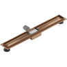 Mexen Flat Gehäuse für Linienablauf 80 cm, gebürstetes Kupfer - 1C15080