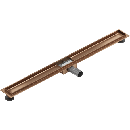 Mexen Flat Korpus für Linienentwässerung 90 cm, gebürstetes Kupfer - 1C15090