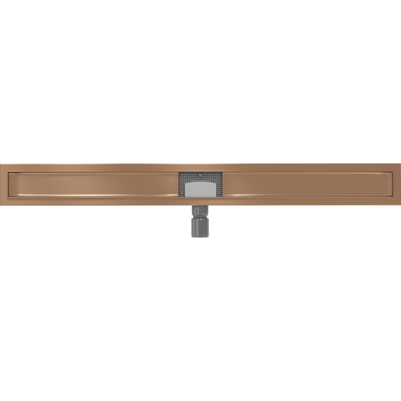 Mexen Flat Korpus für Linienentwässerung 90 cm, gebürstetes Kupfer - 1C15090