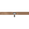Mexen Flat Korpus für Linienentwässerung 90 cm, gebürstetes Kupfer - 1C15090