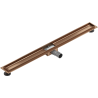 Mexen Flat Gehäuse für Linienentwässerung 100 cm, gebürstetes Kupfer - 1C15100