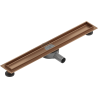 Mexen Flat 360° Drehbarer Rinnenkörper 70 cm, gebürstetes Kupfer - 1C40070