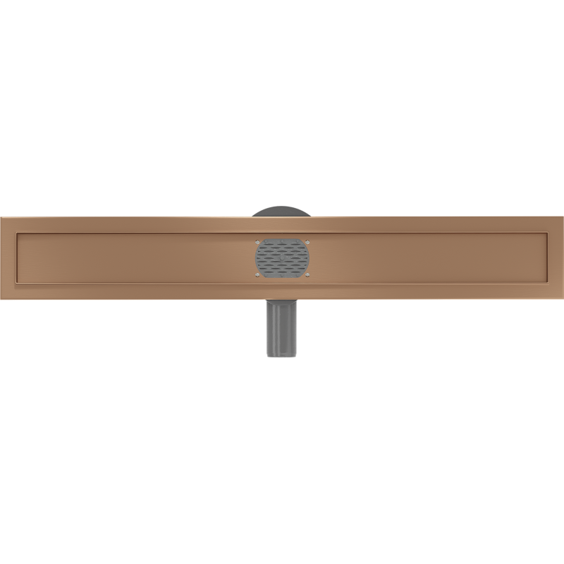 Mexen Flat 360° Drehbarer Rinnenkörper 70 cm, gebürstetes Kupfer - 1C40070