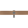 Mexen Flat 360° Drehbarer Rinnenkörper 70 cm, gebürstetes Kupfer - 1C40070