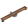 Mexen Flat 360° Drehbarer Rinnenkörper 70 cm, gebürstetes Kupfer - 1C40070
