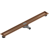 Mexen Flat 360° Drehbarer Körper für Linienablauf 80 cm, gebürstetes Kupfer - 1C40080
