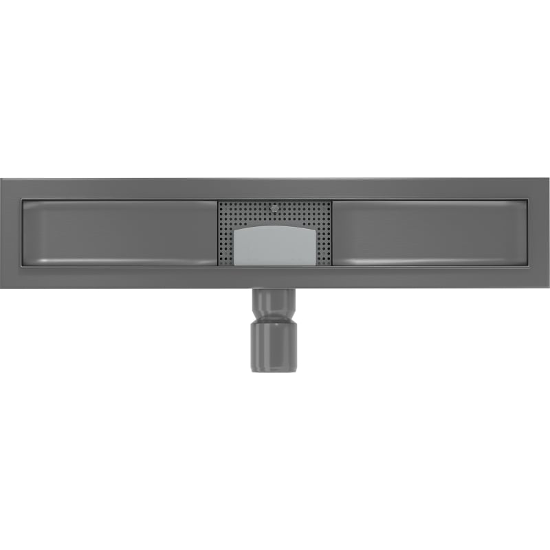 Mexen Flat Gehäuse für liniaren Ablauf 50 cm, gebürstetes Gungrau - 1E15050