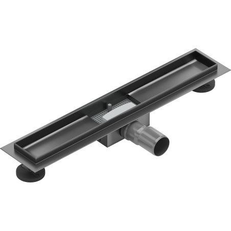 Mexen Flat Korpus für lineare Ablauf 60 cm, gun gray gebürstet - 1E15060