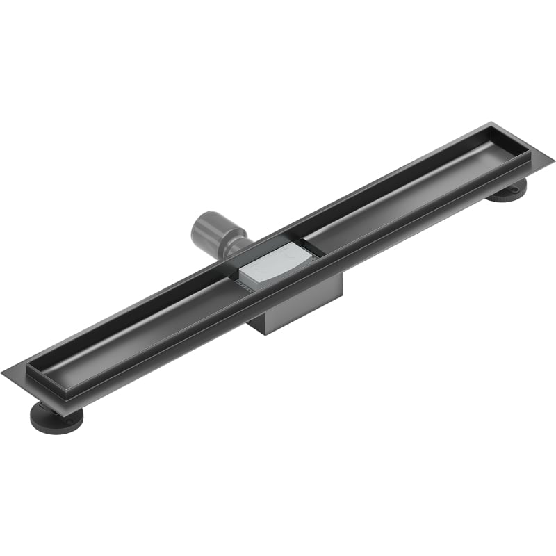 Mexen Flat Korpus für Ablaufrinne 70 cm, gebürstetes Gun Gray - 1E15070