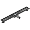 Mexen Flat Korpus für Linienentwässerung 80 cm, gebürstetes Gewehrgrau - 1E15080