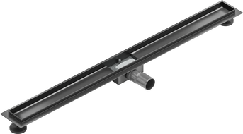 Mexen Flat Korpus für Linienentwässerung 90 cm, gebürstet in Gun Grau - 1E15090