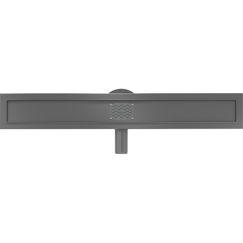 Mexen Flat 360° Drehbarer Körper für Linienentwässerung 50 cm, gebürstet Gun Gray - 1E40050
