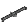 Mexen Flat 360° Drehbarer Körper für Linienentwässerung 50 cm, gebürstet Gun Gray - 1E40050